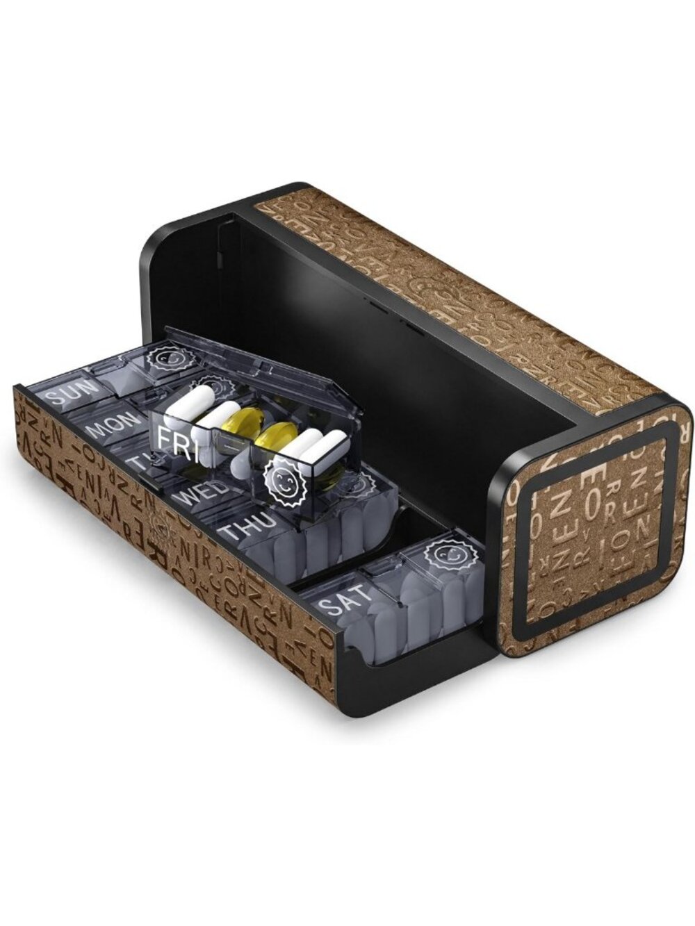 Weekly AM PM Pill Organizer - 7 Day Medication Reminder Box, Twice Daily Use